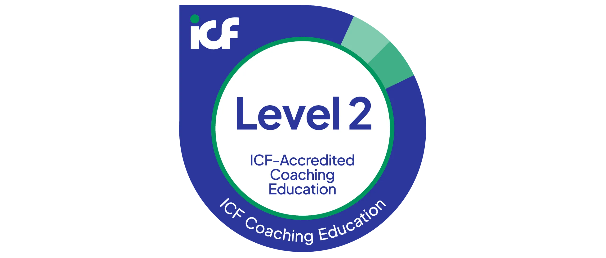 icf accredited coaching education level 2 logo